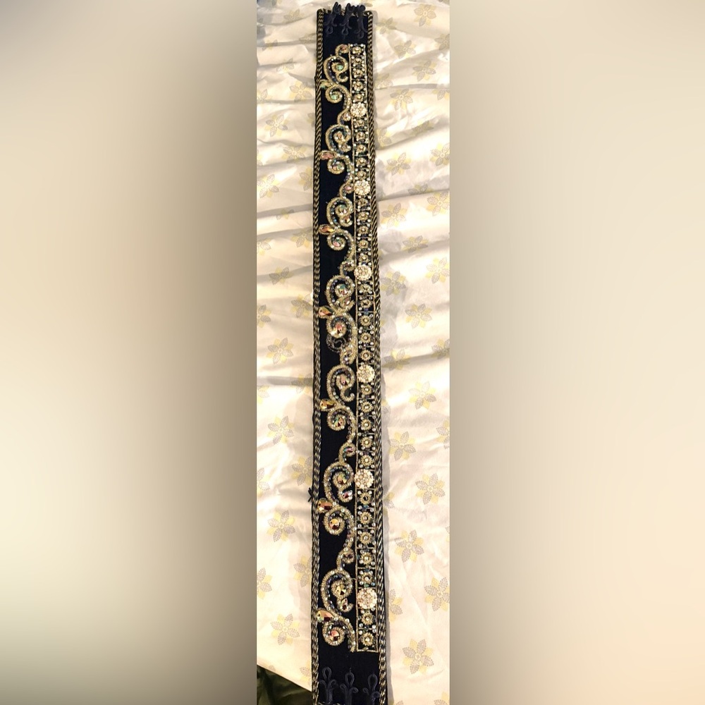 Moroccan kaftan Designer Hand Work Dubai Embroidered Georgette Stylish Maxi . - Picture 8 of 9